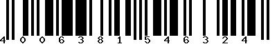 EAN-13 : 4006381546324