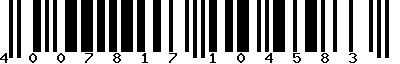 EAN-13 : 4007817104583
