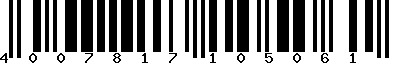 EAN-13 : 4007817105061