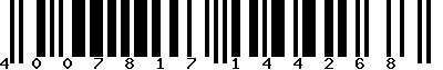 EAN-13 : 4007817144268