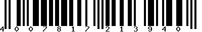 EAN-13 : 4007817213940