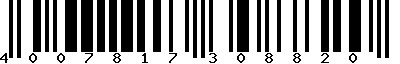 EAN-13 : 4007817308820
