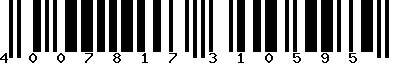 EAN-13 : 4007817310595
