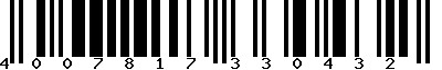EAN-13 : 4007817330432