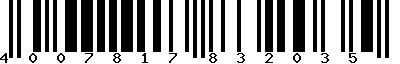 EAN-13 : 4007817832035