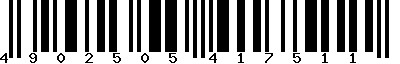 EAN-13 : 4902505417511