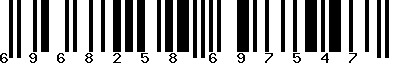 EAN-13 : 6968258697547