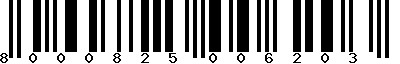 EAN-13 : 8000825006203