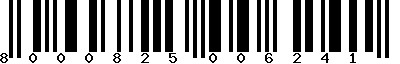 EAN-13 : 8000825006241