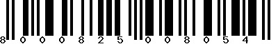 EAN-13 : 8000825008054