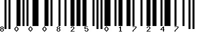 EAN-13 : 8000825017247