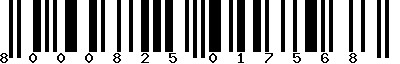 EAN-13 : 8000825017568