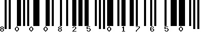 EAN-13 : 8000825017650