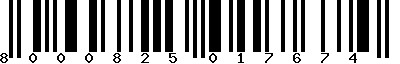 EAN-13 : 8000825017674