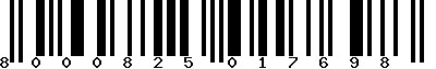 EAN-13 : 8000825017698