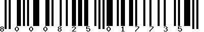 EAN-13 : 8000825017735