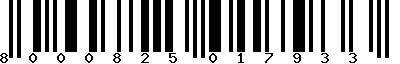 EAN-13 : 8000825017933