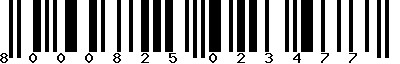 EAN-13 : 8000825023477