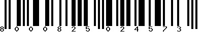 EAN-13 : 8000825024573