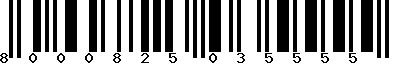 EAN-13 : 8000825035555