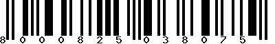 EAN-13 : 8000825038075