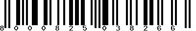 EAN-13 : 8000825038266