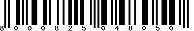 EAN-13 : 8000825048050