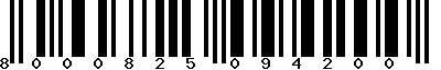 EAN-13 : 8000825094200