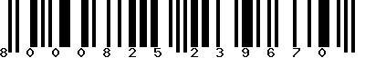 EAN-13 : 8000825239670
