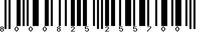 EAN-13 : 8000825255700