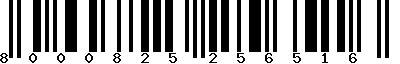 EAN-13 : 8000825256516