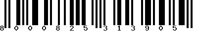 EAN-13 : 8000825313905