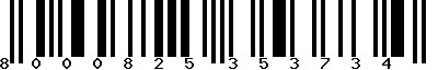 EAN-13 : 8000825353734