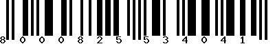 EAN-13 : 8000825534041