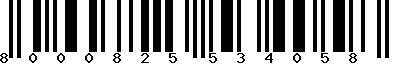 EAN-13 : 8000825534058