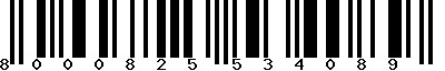 EAN-13 : 8000825534089