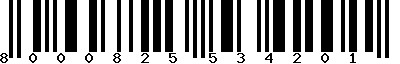 EAN-13 : 8000825534201