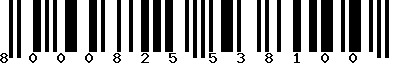 EAN-13 : 8000825538100