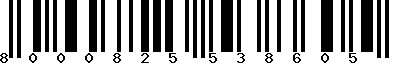 EAN-13 : 8000825538605