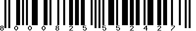 EAN-13 : 8000825552427