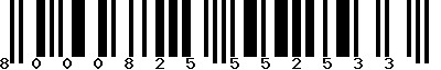 EAN-13 : 8000825552533