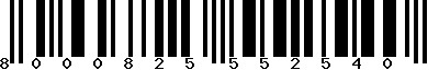 EAN-13 : 8000825552540