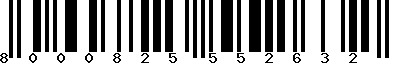 EAN-13 : 8000825552632