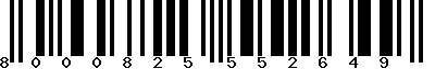 EAN-13 : 8000825552649