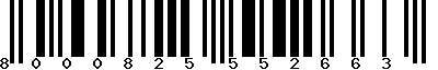 EAN-13 : 8000825552663