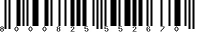 EAN-13 : 8000825552670