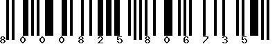EAN-13 : 8000825806735