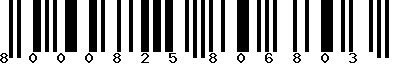 EAN-13 : 8000825806803