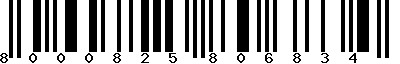 EAN-13 : 8000825806834