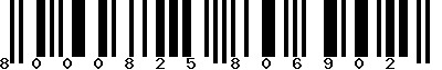 EAN-13 : 8000825806902